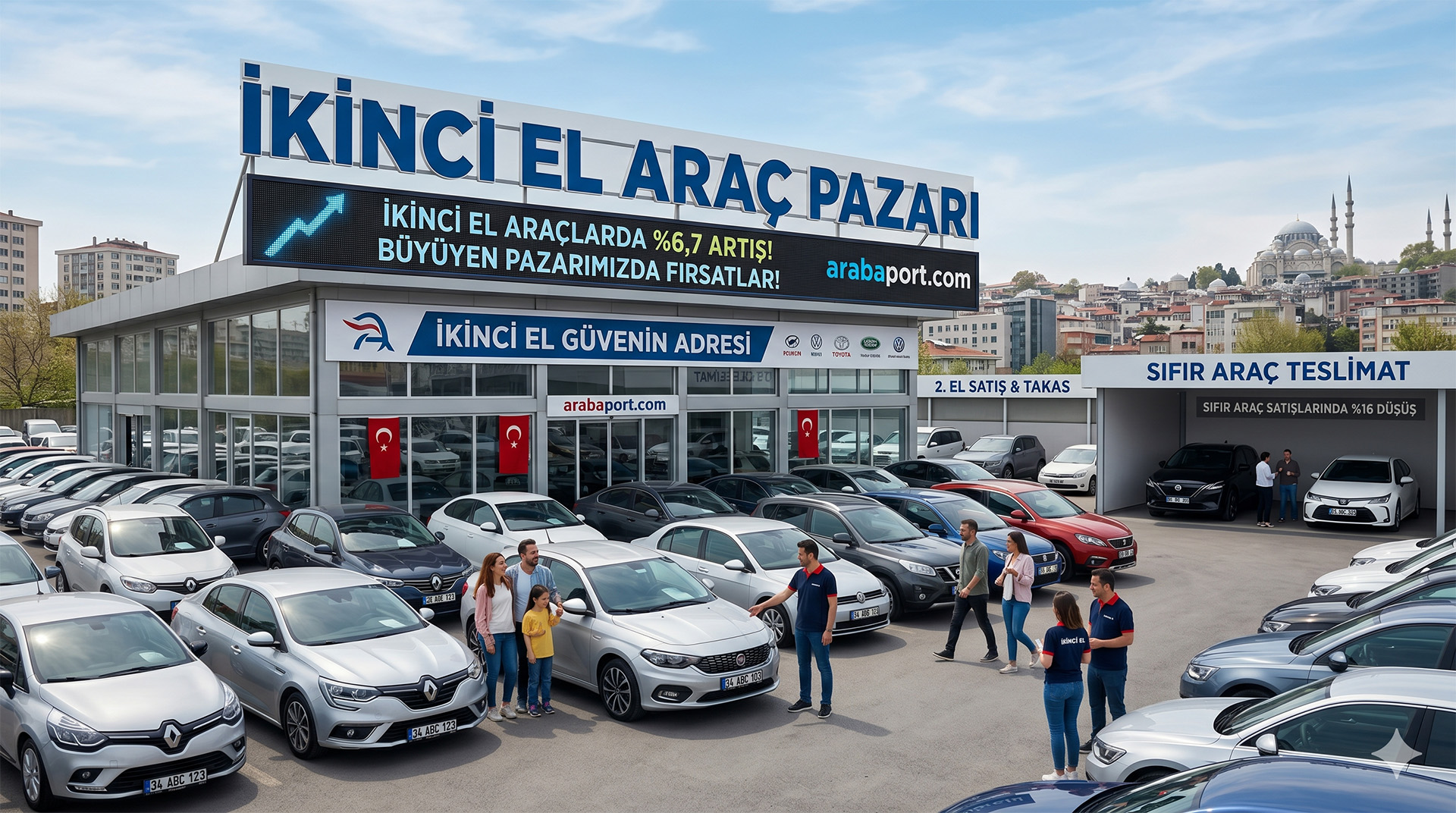 Otomotivde Çifte Makas: Sıfır Araç Satışları Daralırken İkinci El Pazarı Gaz Kesti!