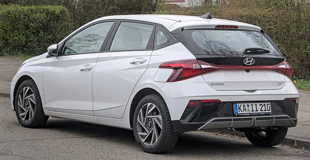 Hyundai i20 driving