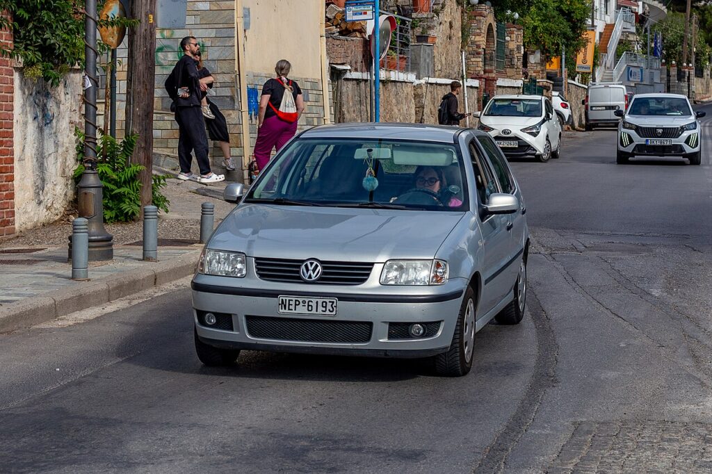 Volkswagen Polo driving