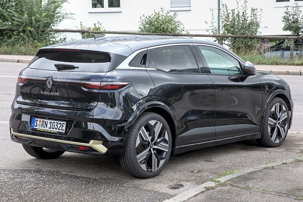 Renault Megane E-Tech driving